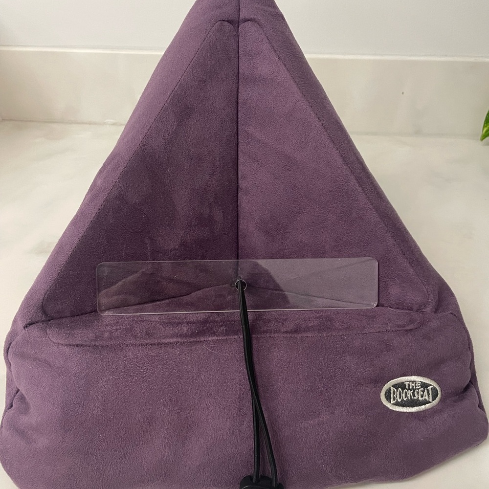 The Bookseat Purple Cushion - Picture 2 of 3
